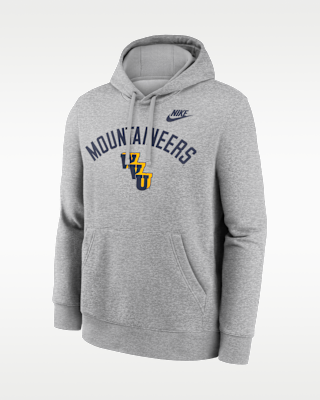 Мужское худи West Virginia Legacy Arch Club Nike College Pullover Hoodie