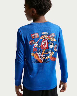 Детская футболка Nike Sportswear Big Kids' Long-Sleeve