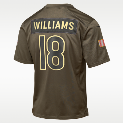 Caleb Williams Chicago Bears Salute to Service Big Kids’ Nike NFL Game Jersey