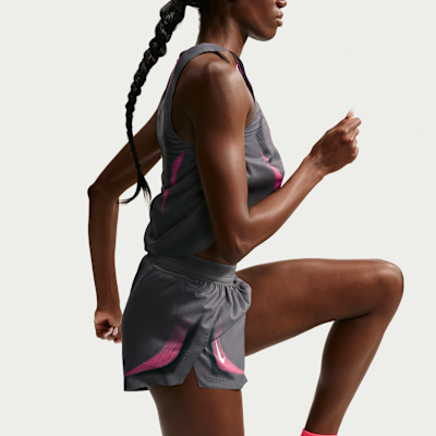 Nike AeroSwift Dri-FIT ADV Slip Astarlı 8 cm Kadın Koşu Şortu görsel 4