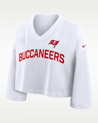 Женские джерси Tampa Bay Buccaneers Wide Receiver Jersey Fashion Nike Dri-FIT NFL Cropped Top