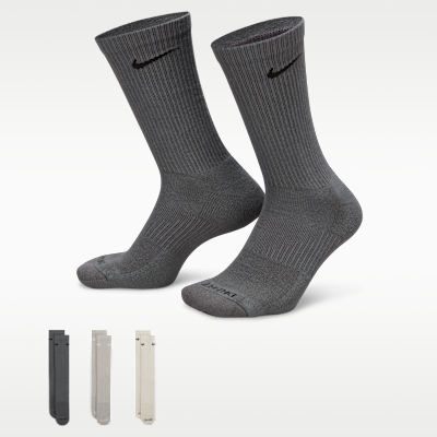 Nike Everyday Plus Cushioned Training Crew Socks (3 Pairs)