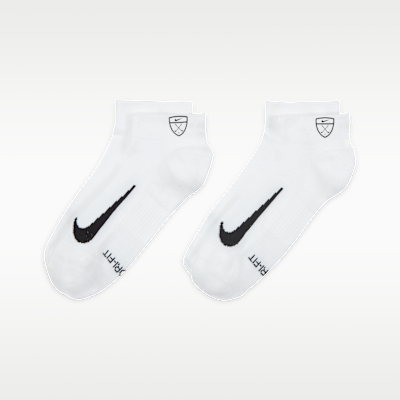 Nike Multiplier Low Golf Quarter Socks (2 Pairs)