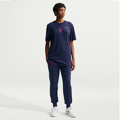 Nike FC Barcelona Tech Fleece Nike Sportswear Normal Belli Kadın Futbol Jogger'ı