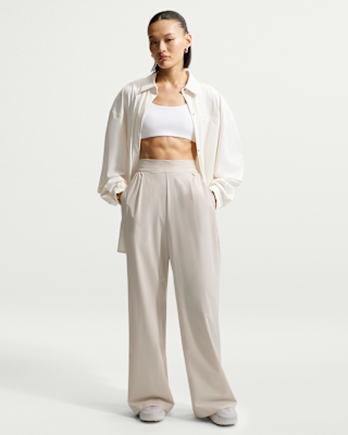 Женские  Nike 24.7 PerfectStretch Dri-FIT High-Waisted Loose Wide-Leg Pants