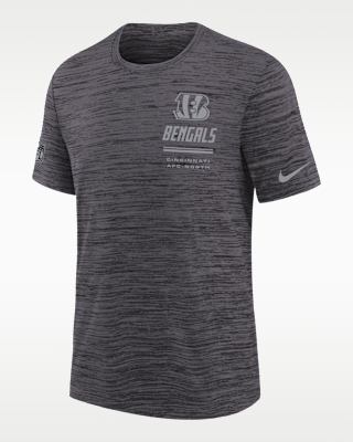 Детская футболка Cincinnati Bengals Sideline Team Issue Velocity Big Kids' Nike Dri-FIT NFL