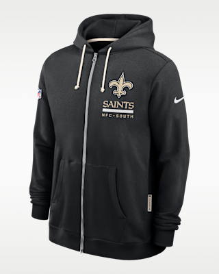 Мужское худи New Orleans Saints Utility Player Sideline Nike Dri-FIT NFL Full-Zip Hoodie