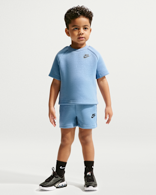 Детская футболка Nike Toddler Tech Fleece and Shorts Set
