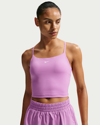 Женские  Nike One Medium-Support Padded Adjustable Sports Bra Tank