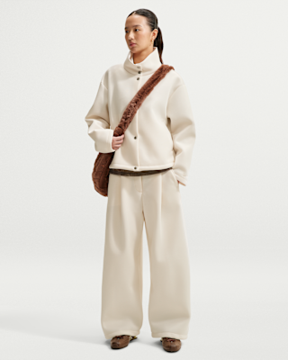 Женские  Nike Article Fleece Oversized Mid-Rise Wide-Leg Pants