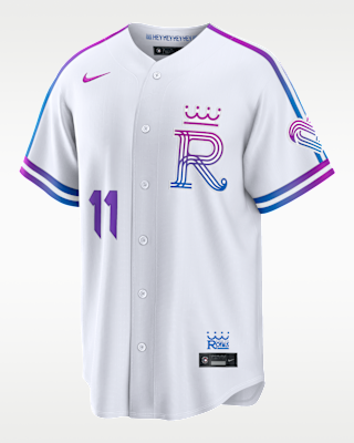 Мужские джерси Maikel Garcia Kansas City Royals City Connect Nike MLB Stadium Jersey