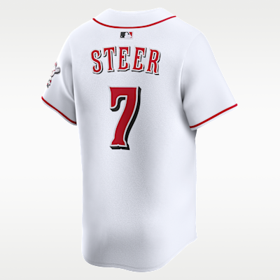 Spencer Steer Cincinnati Reds Men's Nike Dri-FIT ADV MLB Limited Jersey