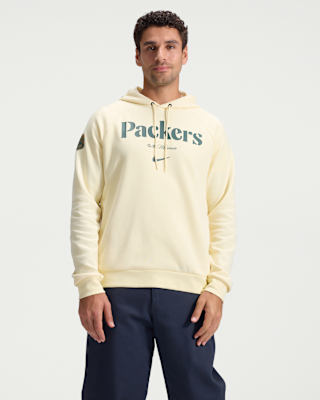 Мужское худи Green Bay Packers Rivalries Collection Primary Nike Dri-FIT NFL Pullover Hoodie