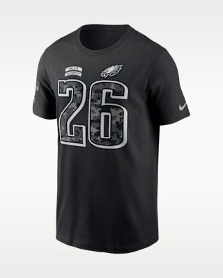 Мужская футболка Saquon Barkley Philadelphia Eagles Salute to Service Nike NFL