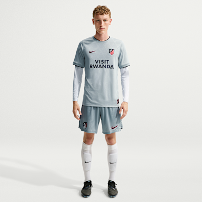 Nike Atlético Madrid Üçüncü Nike Dri-FIT Maç Öncesi Erkek Futbol Üstü görsel 4