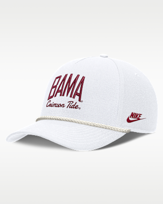 Женские Alabama Legacy Letter Rise Nike Dri-FIT College A-Frame Adjustable Hat