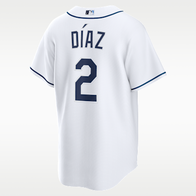 Jersey Nike de la MLB Replica para hombre Yandy Díaz Tampa Bay Rays