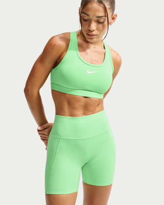 Женские Nike Swoosh Medium-Support Padded Sports Bra