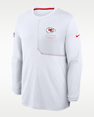 Мужские  Kansas City Chiefs Sideline Coach Nike Dri-FIT NFL Long-Sleeve Top