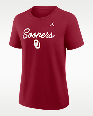 Женская футболка Oklahoma Script Mantra Logo Nike College