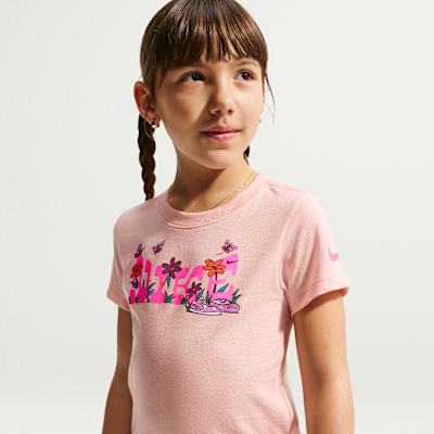 Детские футболки Nike Little Kids' Floral Jersey T-Shirt