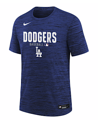 Детская футболка Los Angeles Dodgers Authentic Collection Velocity Big Kids' Nike Dri-FIT MLB
