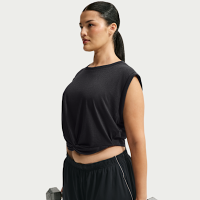 Топ женский Nike Skims Performance Cotton Blend Cropped Twist Tank Top