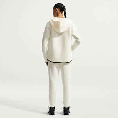 Nike Sportswear Tech Fleece Windrunner Tam Boy Fermuarlı Kadın Kapüşonlu Üst görsel 5
