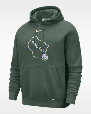Мужское худи Milwaukee Bucks City Edition Nike Club Hoodie