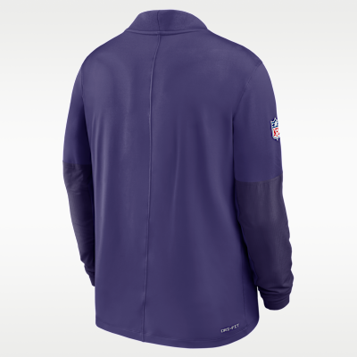 Baltimore Ravens Feel The Pressure Men's Nike Dri-FIT NFL 1/2-Zip Top