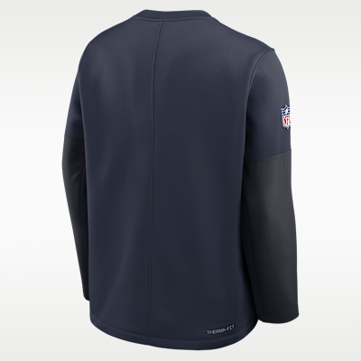 Chicago Bears Scripted To Win Sideline Coach Men's Nike Therma-FIT NFL Long-Sleeve T-Shirt