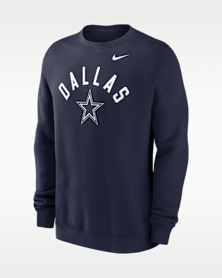 Мужские Dallas Cowboys Club Nike NFL Pullover Crew