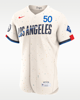 Мужские джерси Mookie Betts Los Angeles Dodgers City Connect Nike MLB Authentic Jersey