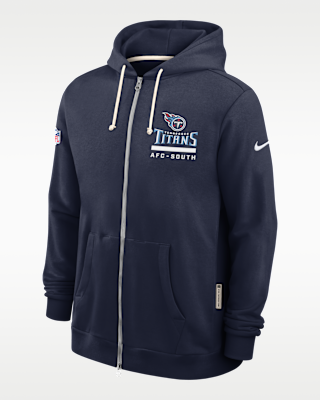 Мужское худи Tennessee Titans Utility Player Sideline Nike Dri-FIT NFL Full-Zip Hoodie