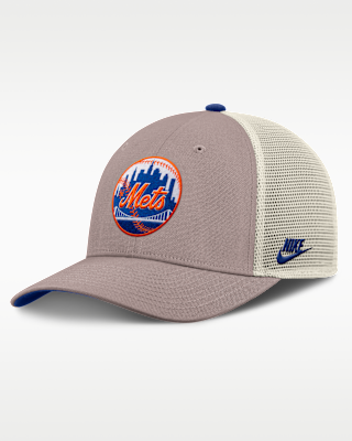 Мужские  New York Mets Cooperstown Rise Nike MLB Adjustable Trucker Hat