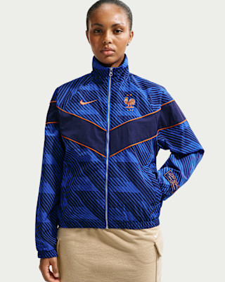 Женская куртка FFF Windrunner Nike Soccer UV Woven для бега