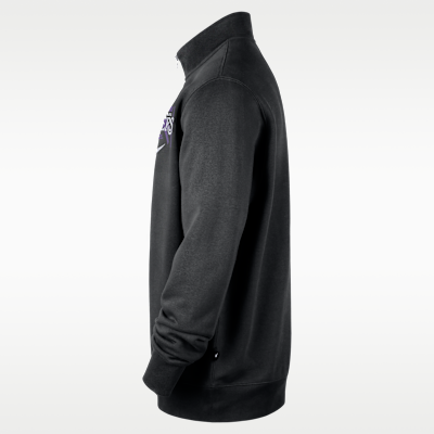 Los Angeles Lakers Courtside Nike NBA Club Oberteil mit Halbreißverschluss für Herren