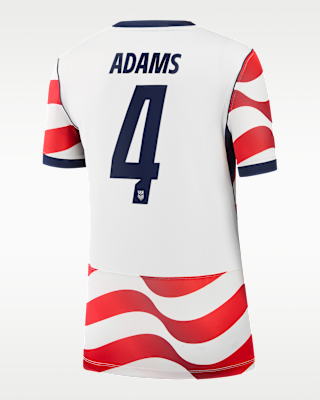 Женские джерси Tyler Adams USMNT 2026 Stadium Home Nike Dri-FIT Soccer Jersey
