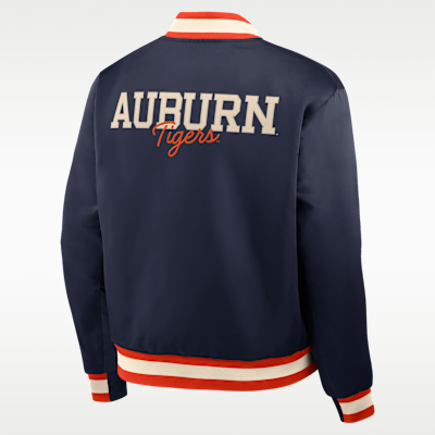 Auburn Legacy Men's Nike College Full-Snap Bomber Jacket