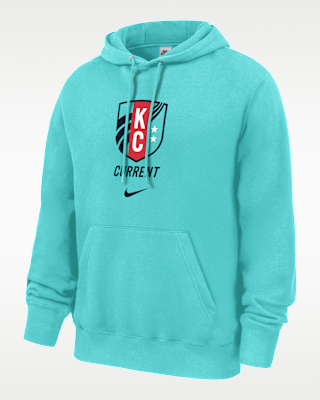 Мужское худи Kansas City Current Club Fleece Nike NWSL Pullover Hoodie