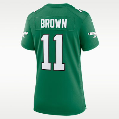 A.J. Brown Philadelphia Eagles Women's Nike NFL Game Football Jersey