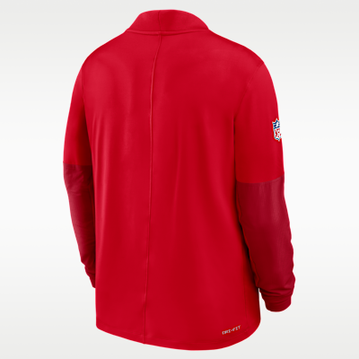 New England Patriots Feel The Pressure Men's Nike Dri-FIT NFL 1/2-Zip Top