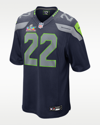 Мужские джерси Rashid Shaheed Seattle Seahawks Super Bowl LX Nike NFL Game Jersey