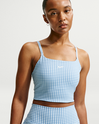 Женские  Nike One Light-Support Padded Longline Sports Bra