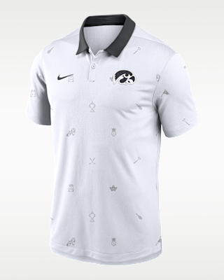 Мужские  Iowa Vapor Pattern Nike Dri-FIT College Polo