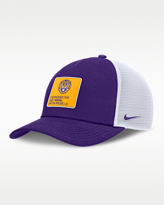 Мужские  LSU On-Field Rise Engineered Nike College Trucker Adjustable Hat