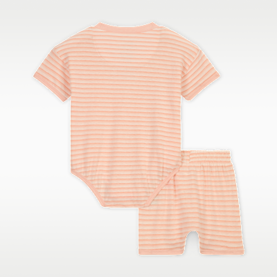 Nike ReadySet Baby Bodysuit and Shorts Set