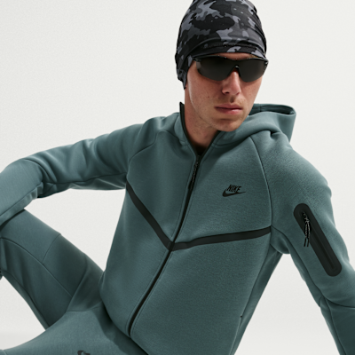 Nike Tech Fleece Windrunner Tam Boy Fermuarlı Erkek Ceketi görsel 3