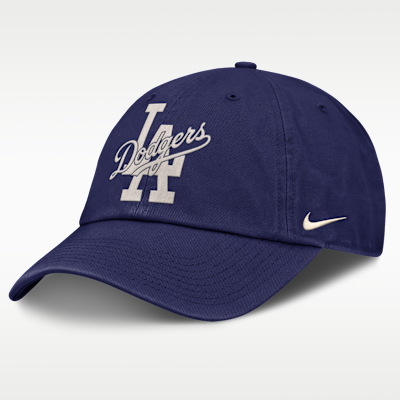 Gorra Nike de la MLB ajustable para hombre Los Angeles Dodgers Statement Club