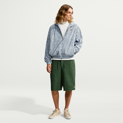 Nike Club Rules Oversize Tam Boy Fermuarlı Erkek Ceketi görsel 4